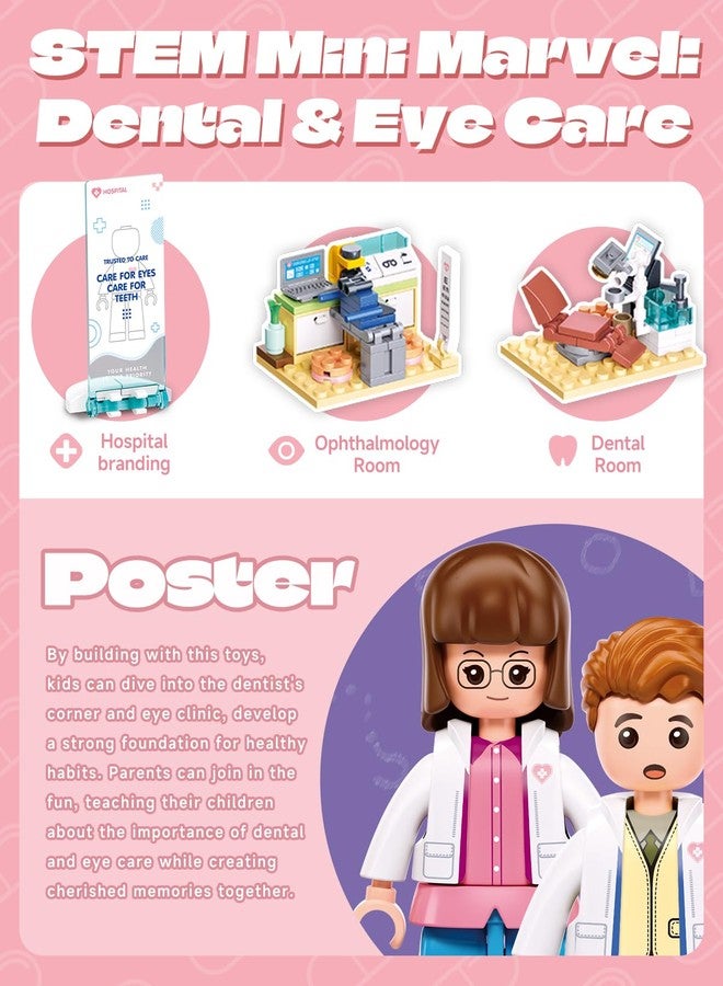 سلوبان مجموعة بناء سيارة إسعاف سلوبان فريندز للبنات من 6 إلى 12 سنة، مجموعة بناء سيارة إسعاف مستشفى مع 5 شخصيات مصغرة، متوافقة مع ليغو فريندز، هدية تعليمية STEM للأولاد والبنات، 477 قطعة - Image 5